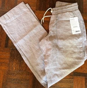 Athleta Stripe Bali Linen Trouser